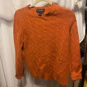 Orange cashmere sweater